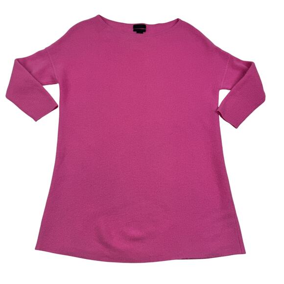 J. Crew 100% Italian Cashmere Ribbed Boatneck Pullover Sweater Women's Size XS - Picture 1 of 8